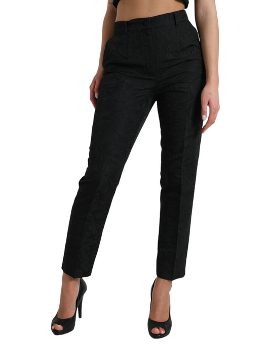 Pantaloni eleganti affusolati a vita alta