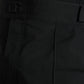 Elegante, lässige, schwarze, gerade Hose