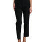 Pantaloni eleganti in lana a vita alta