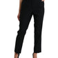 Pantaloni eleganti in lana a vita alta