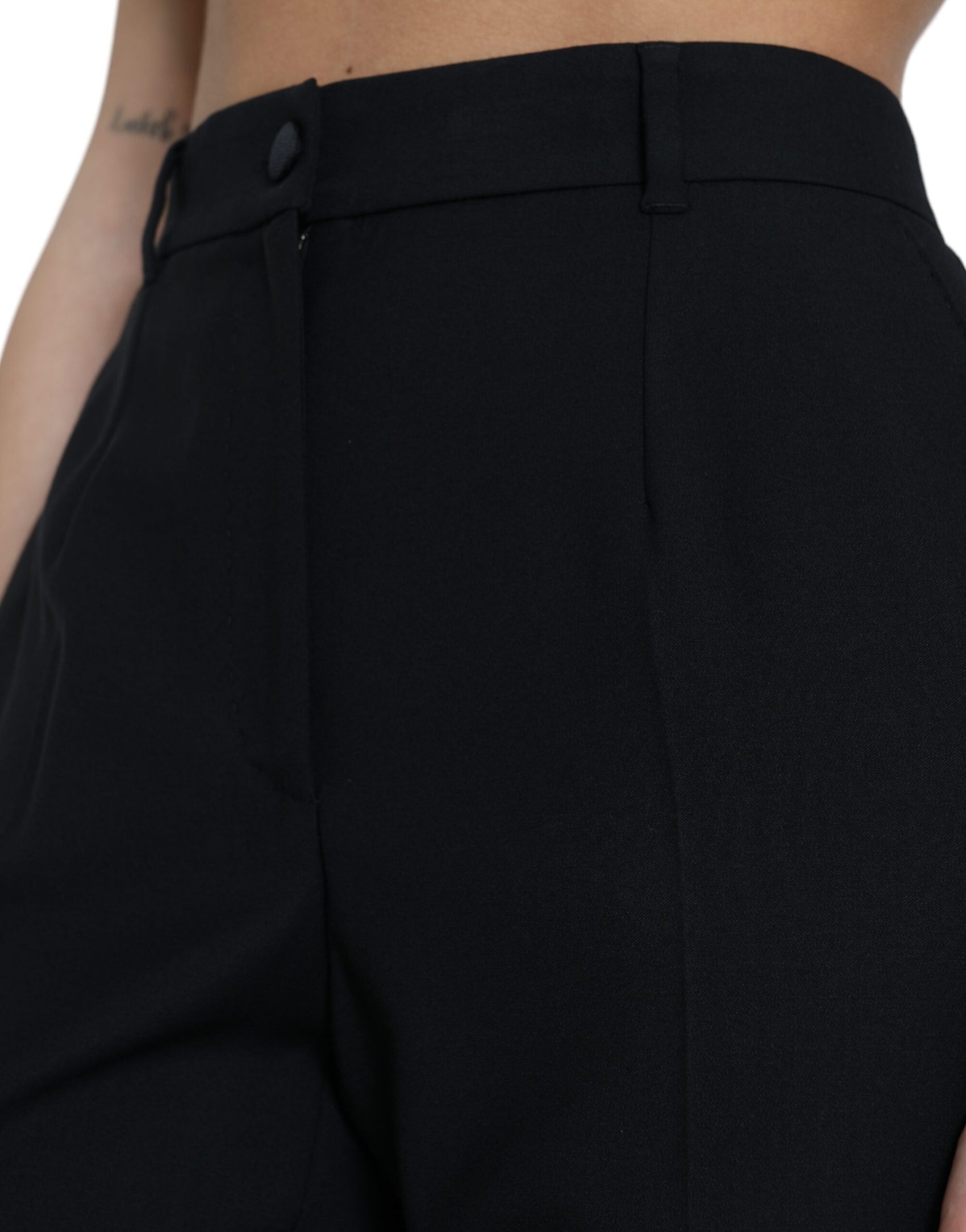 Elegante High Waist Wollhose