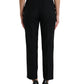 Pantaloni eleganti in lana a vita alta