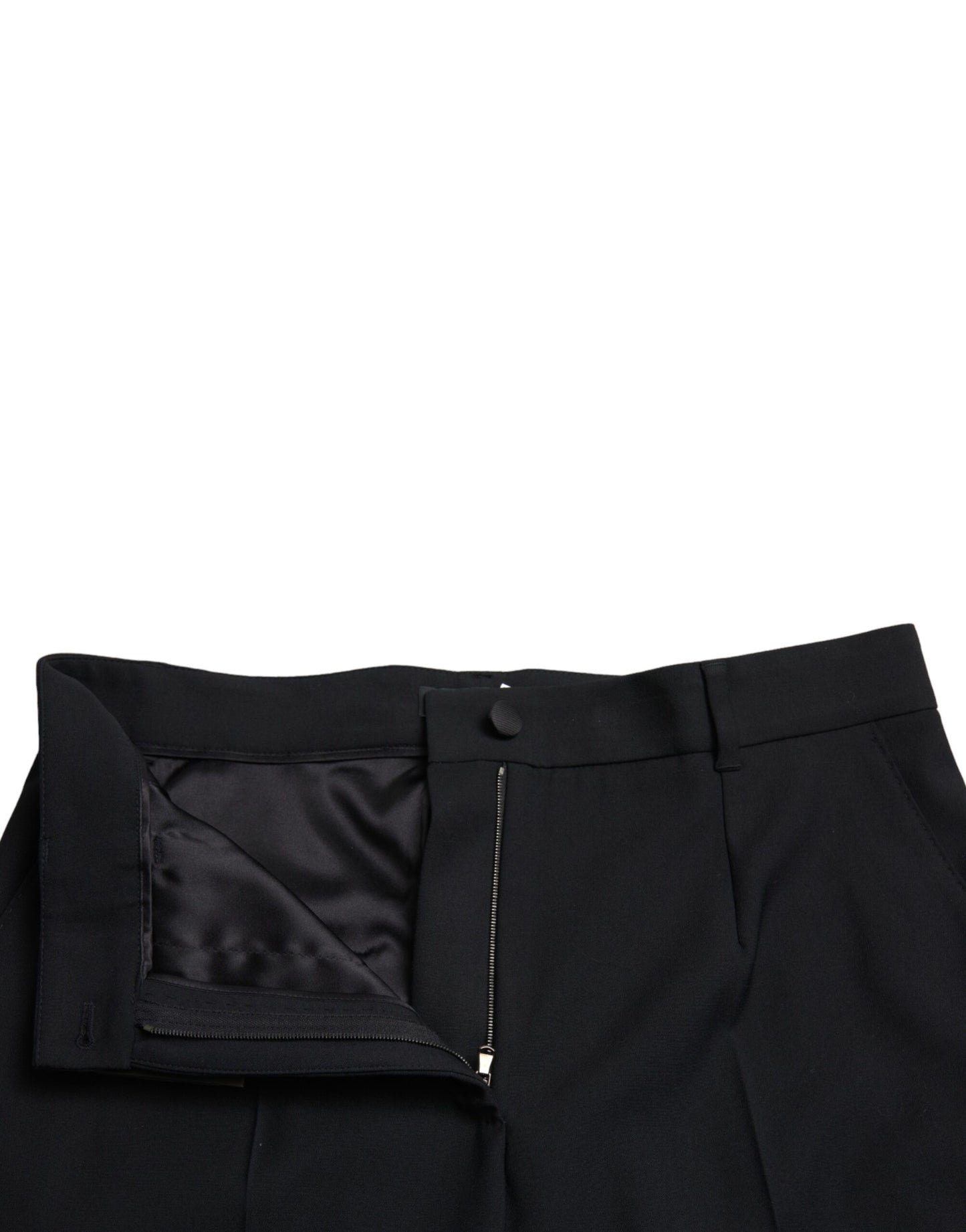 Pantaloni eleganti in lana a vita alta