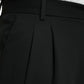 Elegante schwarze Anzughose aus Wolle