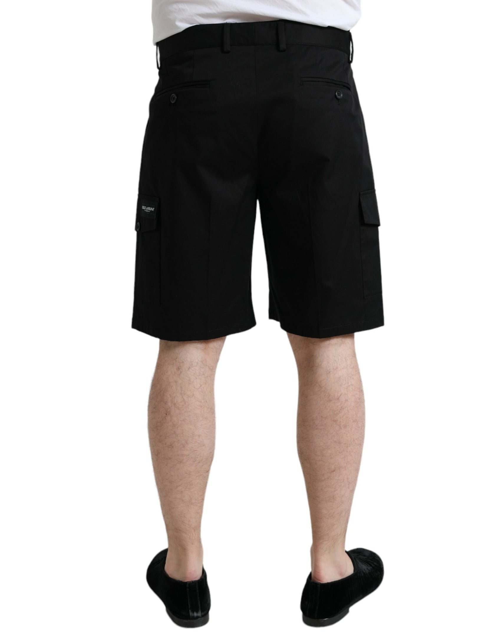 Elegante Designer-Bermuda-Cargo-Shorts