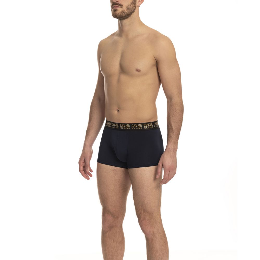 Blaue Herren-Boxershorts aus Baumwolle