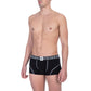 Black Cotton Men's Trunk Underwear Twin Pack