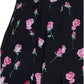 Eleganter knielanger A-Linien-Rock mit Blumenmuster