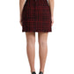 Tantalizing Tartan High-Waist Mini Skirt