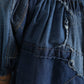 Elegante camicetta in cotone denim