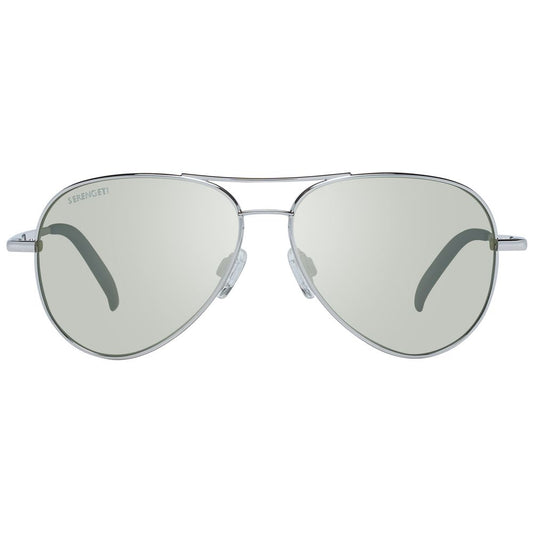 Silberne Unisex-Sonnenbrille