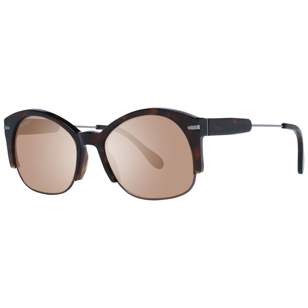 Braune Unisex-Sonnenbrille