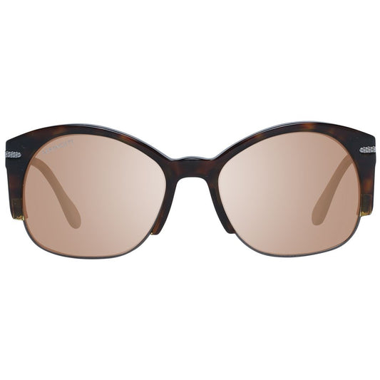 Braune Unisex-Sonnenbrille