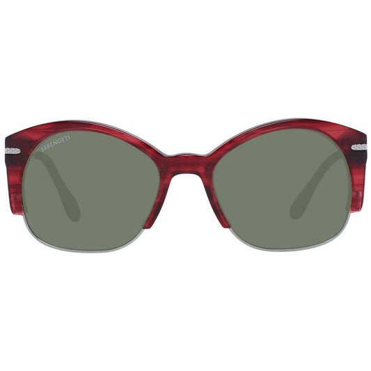 Rote Unisex-Sonnenbrille