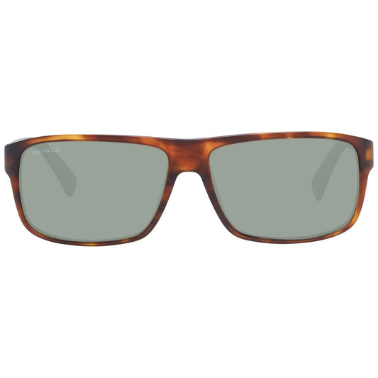 Braune Unisex-Sonnenbrille