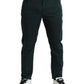 Elegante grüne Skinny-Jeans aus Baumwolle