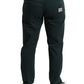 Elegante grüne Skinny-Jeans aus Baumwolle