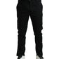 Elegante Skinny-Jogginghose aus Baumwollstretch