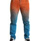 Jeans skinny in denim con effetto sfumato ed eleganti