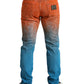 Jeans skinny in denim con effetto sfumato ed eleganti