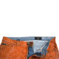 Jeans skinny in denim con effetto sfumato ed eleganti