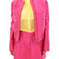 Elegant Pink Silk Blend Jacket