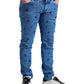 Skinny-Jeans mit Kristallverzierung