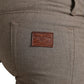 Elegante braune Skinny-Hose aus Baumwoll-Stretch