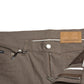 Elegante braune Skinny-Hose aus Baumwoll-Stretch