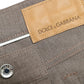 Elegante braune Skinny-Hose aus Baumwoll-Stretch