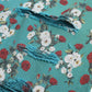 Schicke Skinny-Jeans mit Blumenmuster