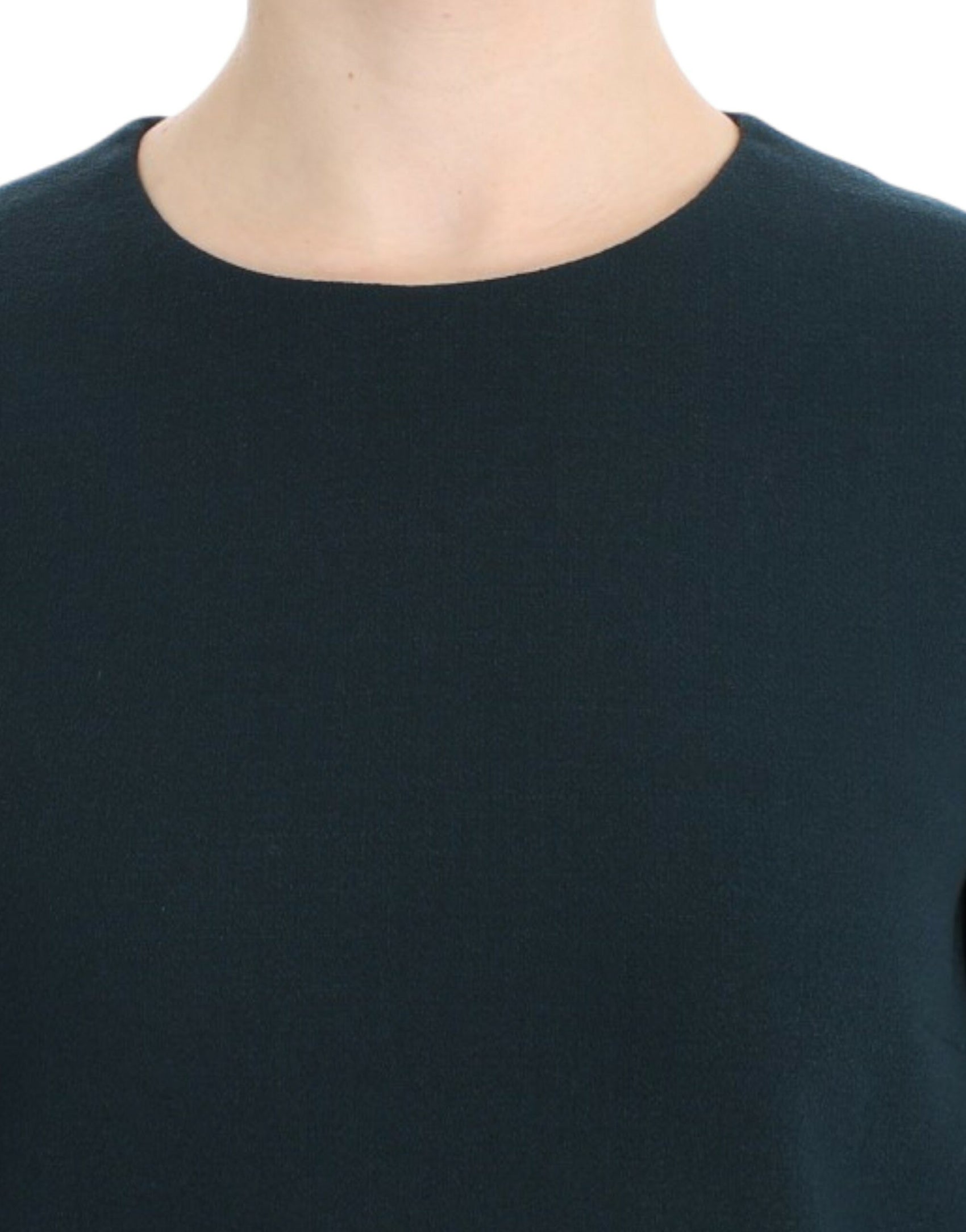 Bluse aus Woll-Seiden-Mix in Grün von Enchanted Sicily