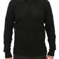 Eleganter dunkelgrüner Strickpullover mit V-Ausschnitt