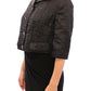 Elegant Black Bolero Shrug Jacket