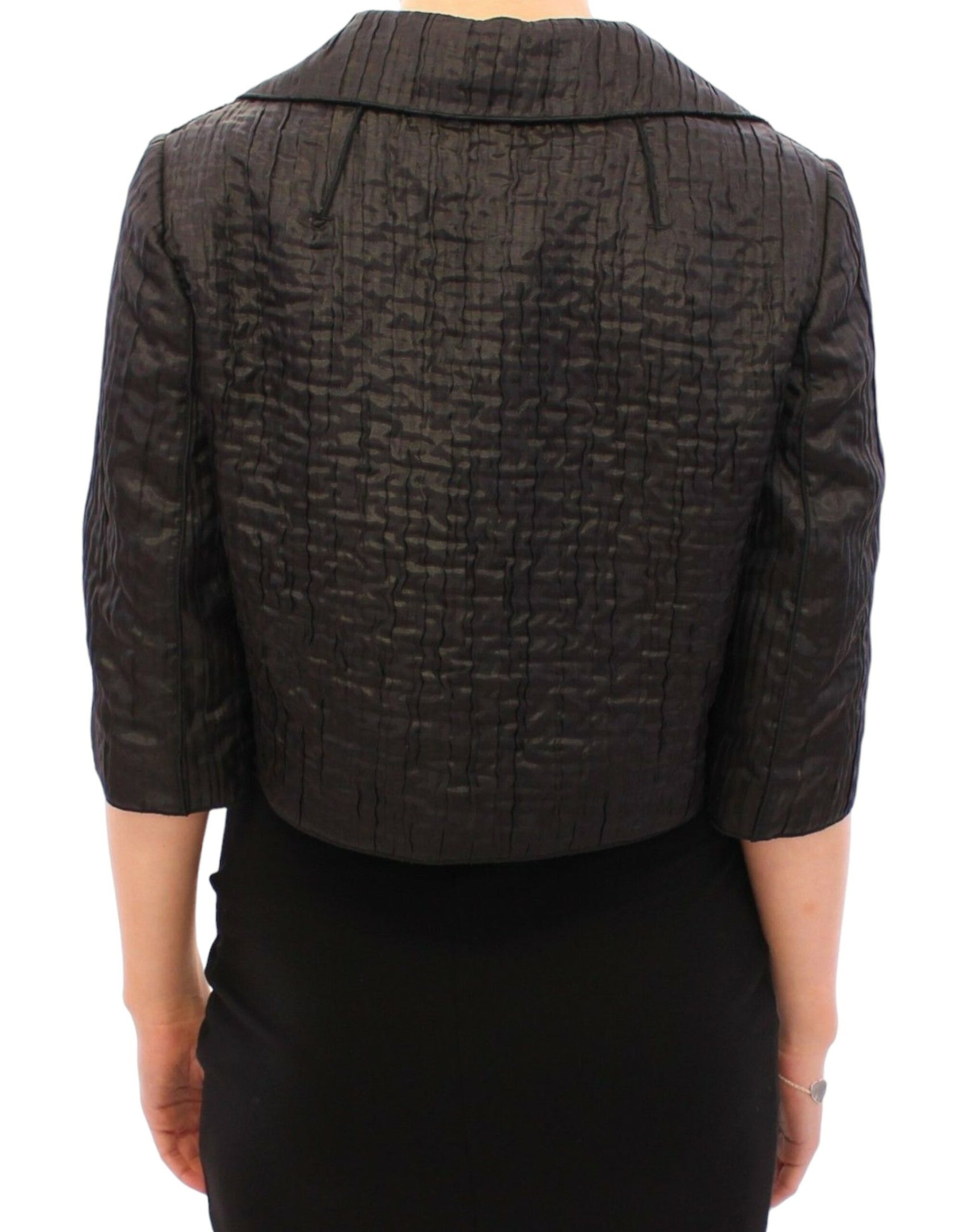 Elegante giacca bolero nera