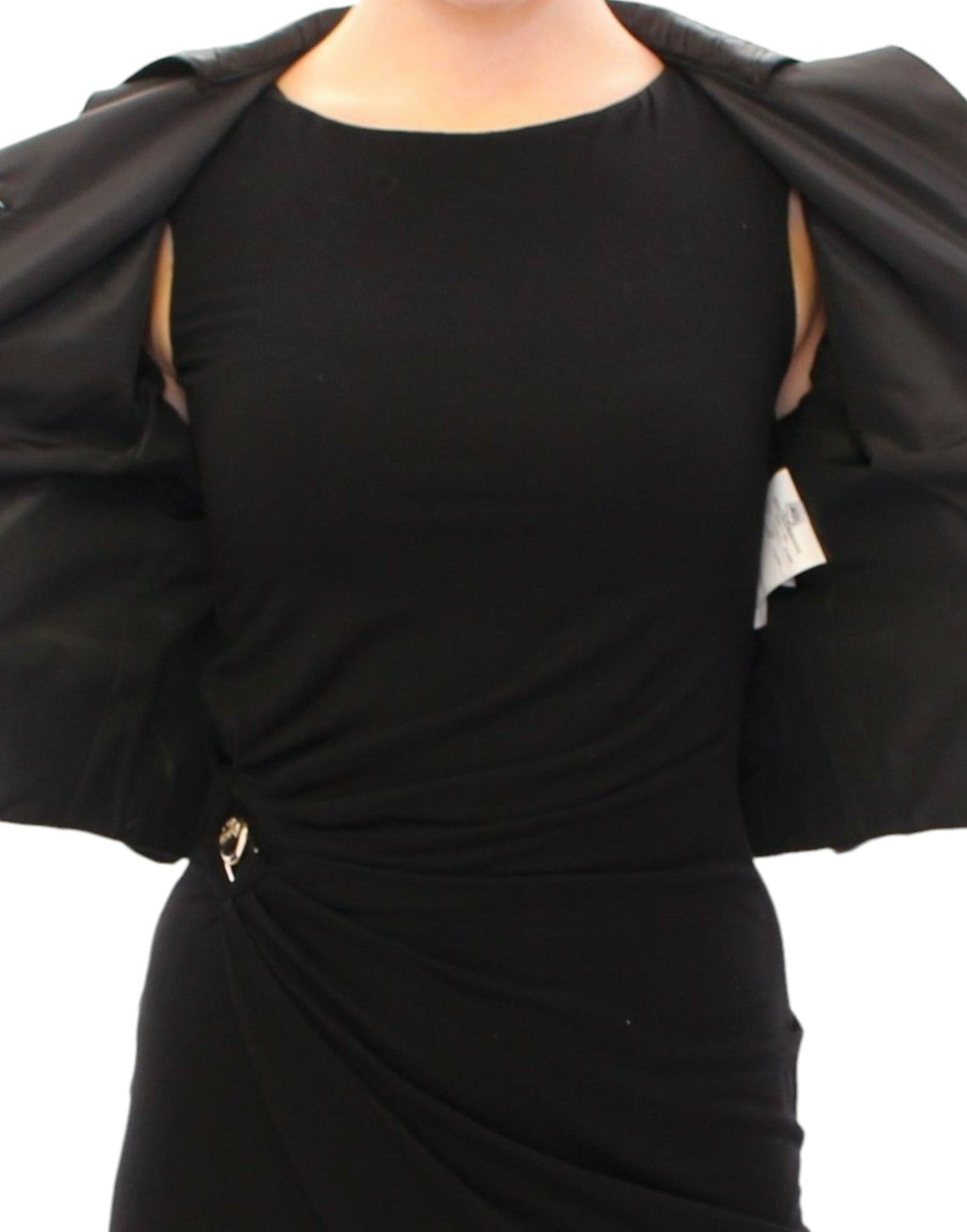Elegante giacca bolero nera