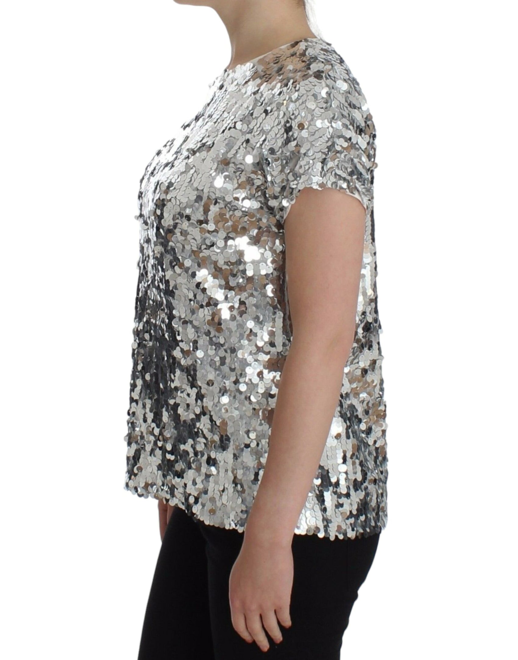 Abendbluse mit Pailletten „Enchanted Sicily“