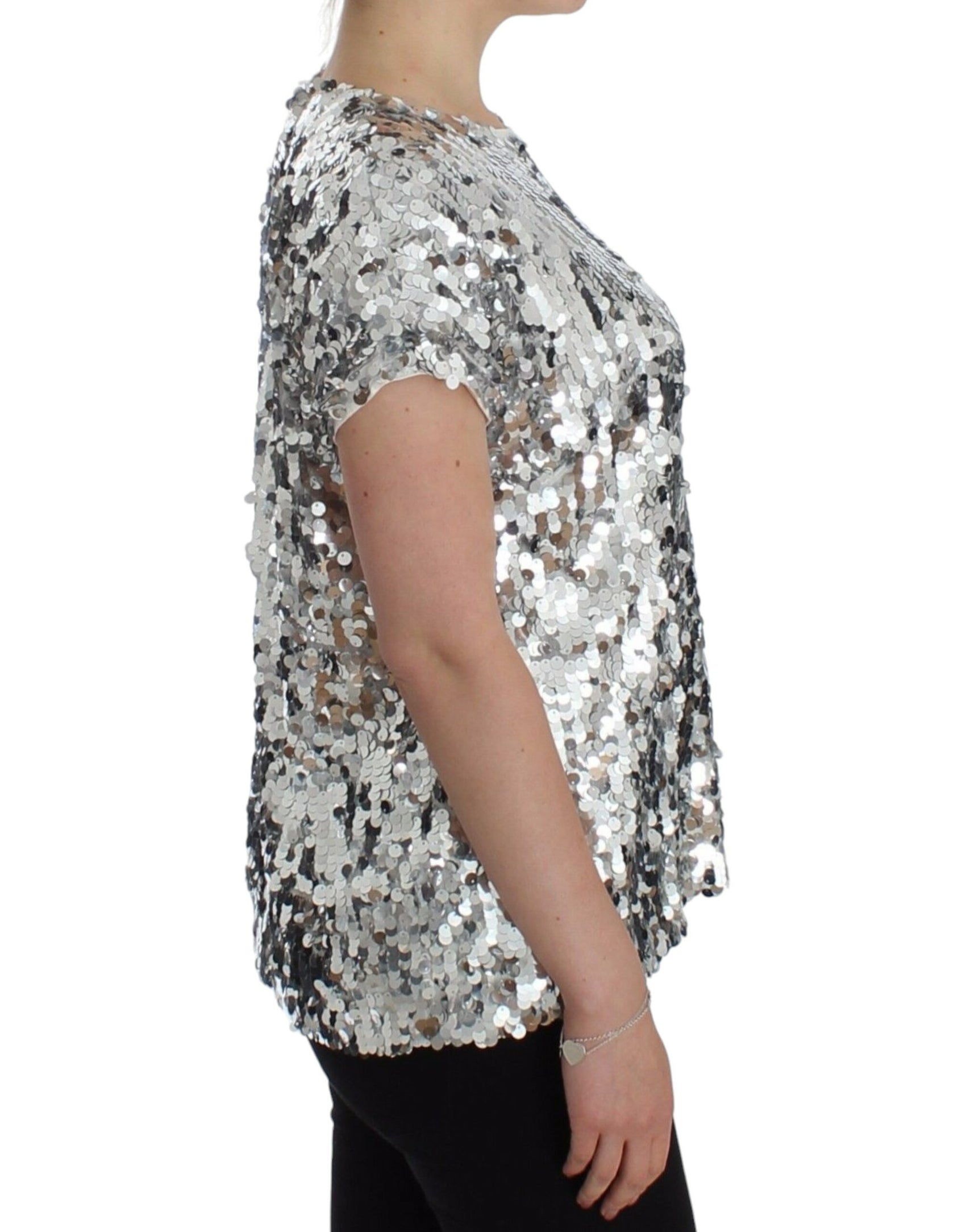 Abendbluse mit Pailletten „Enchanted Sicily“