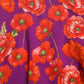 Dolce & Gabbana Multicolor Floral Poppy Print Sheath Dress