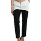 Pantaloni affusolati a vita alta chic