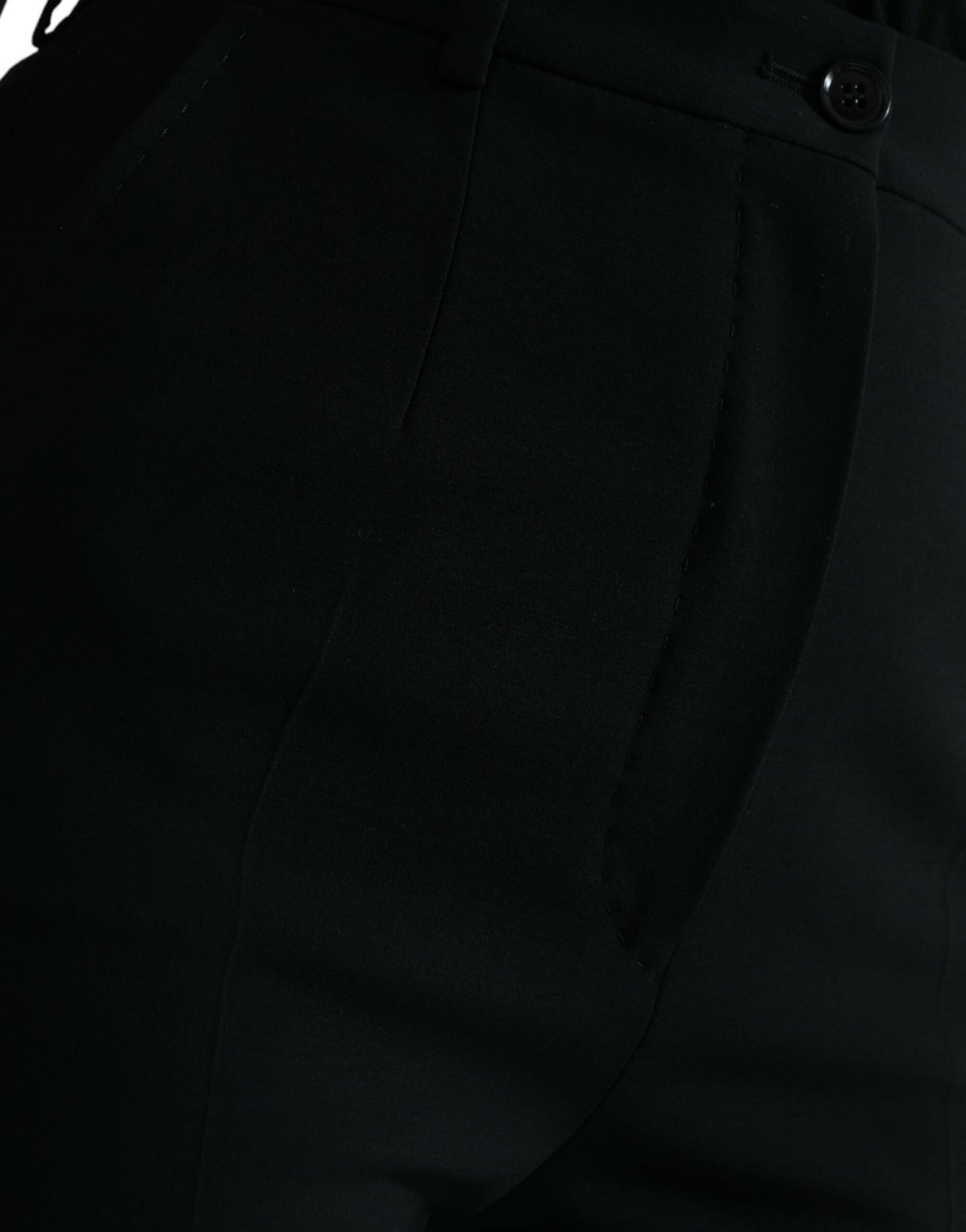 Elegante High Waist Tapered Wollhose