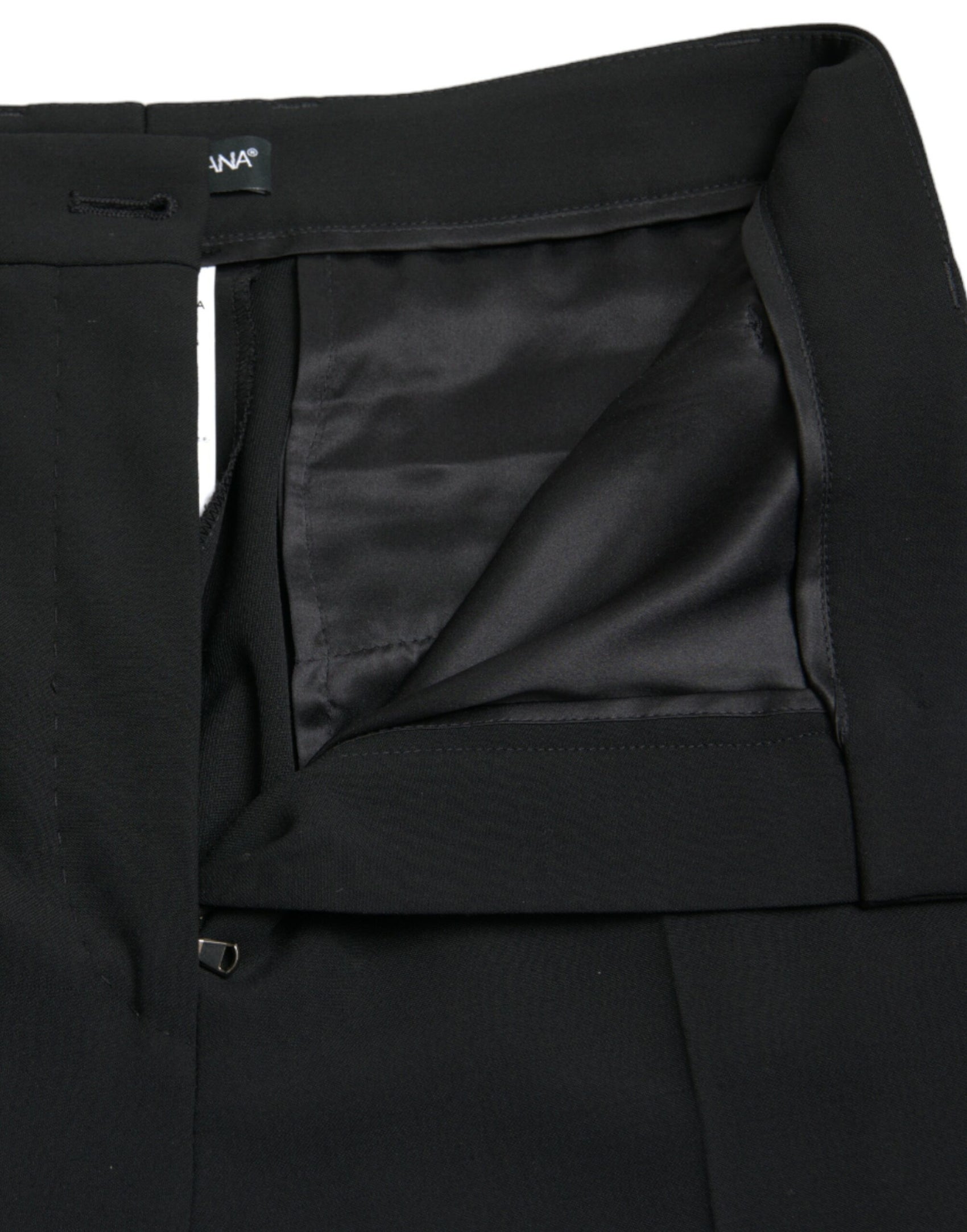 Elegante High Waist Tapered Wollhose