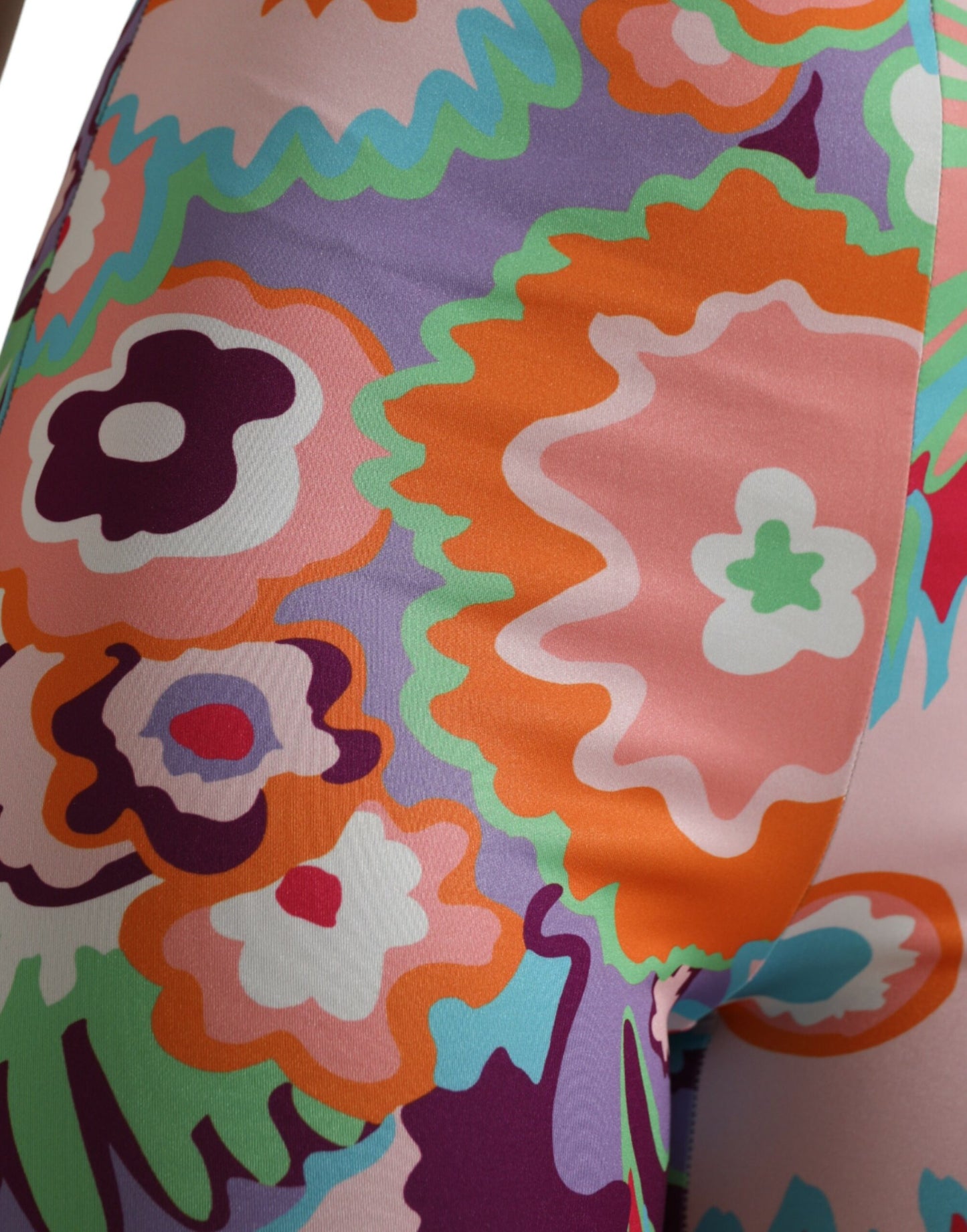 Leggings a vita alta con stampa floreale incantevole