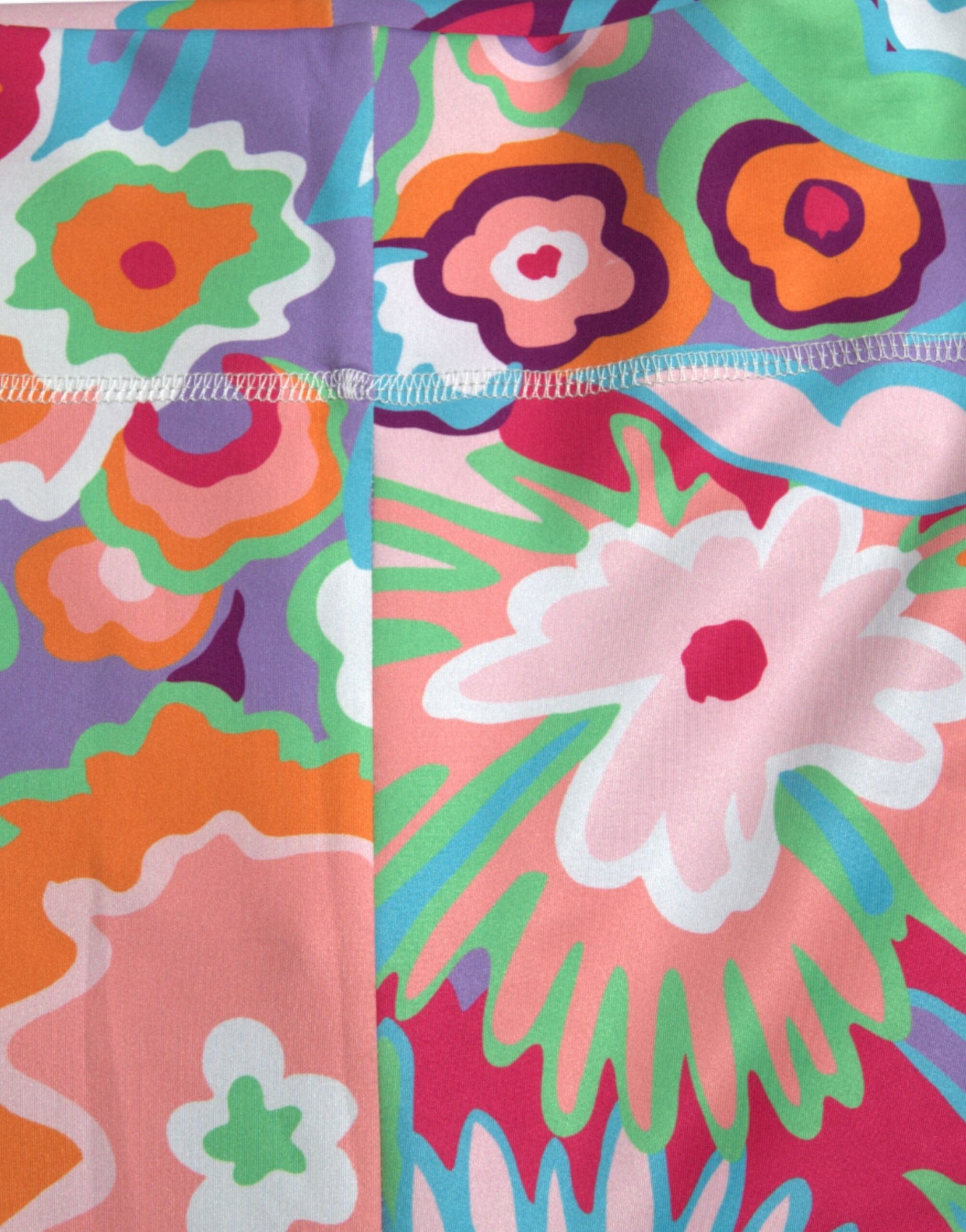 Leggings a vita alta con stampa floreale incantevole