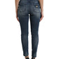 Elegante High Waist Stretch Denim Jeans
