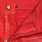 Edler High-Waist Stretch Denim in Rot