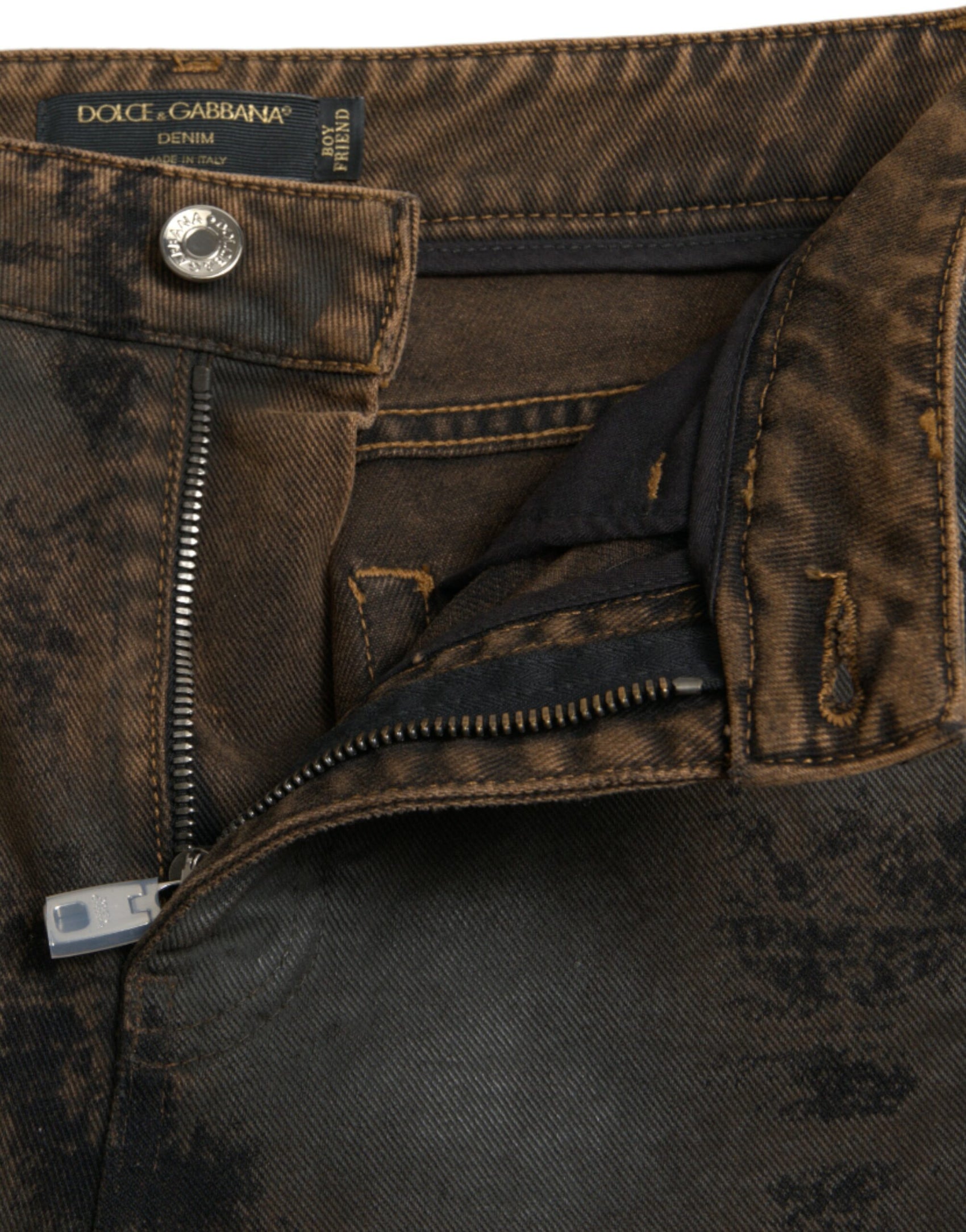 Schicke Boyfriend-Stretchjeans mit mittlerer Taille