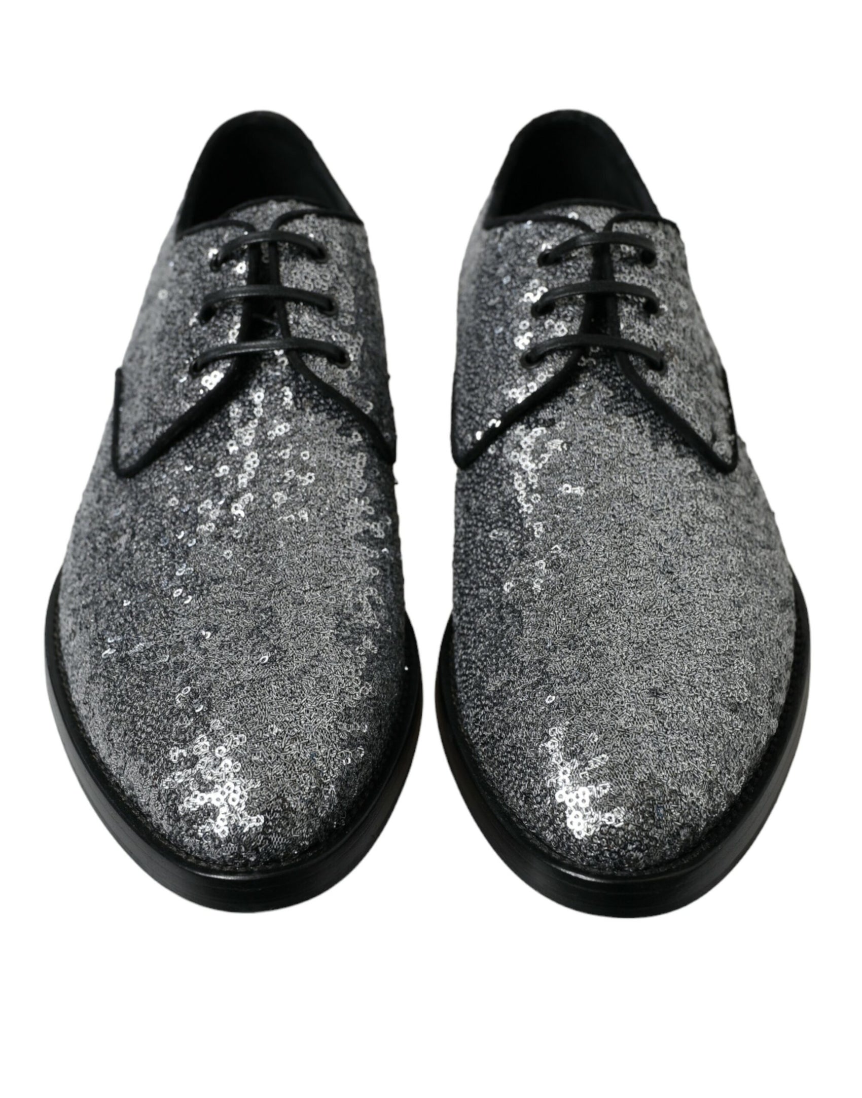 Scarpe eleganti Derby con paillettes squisite