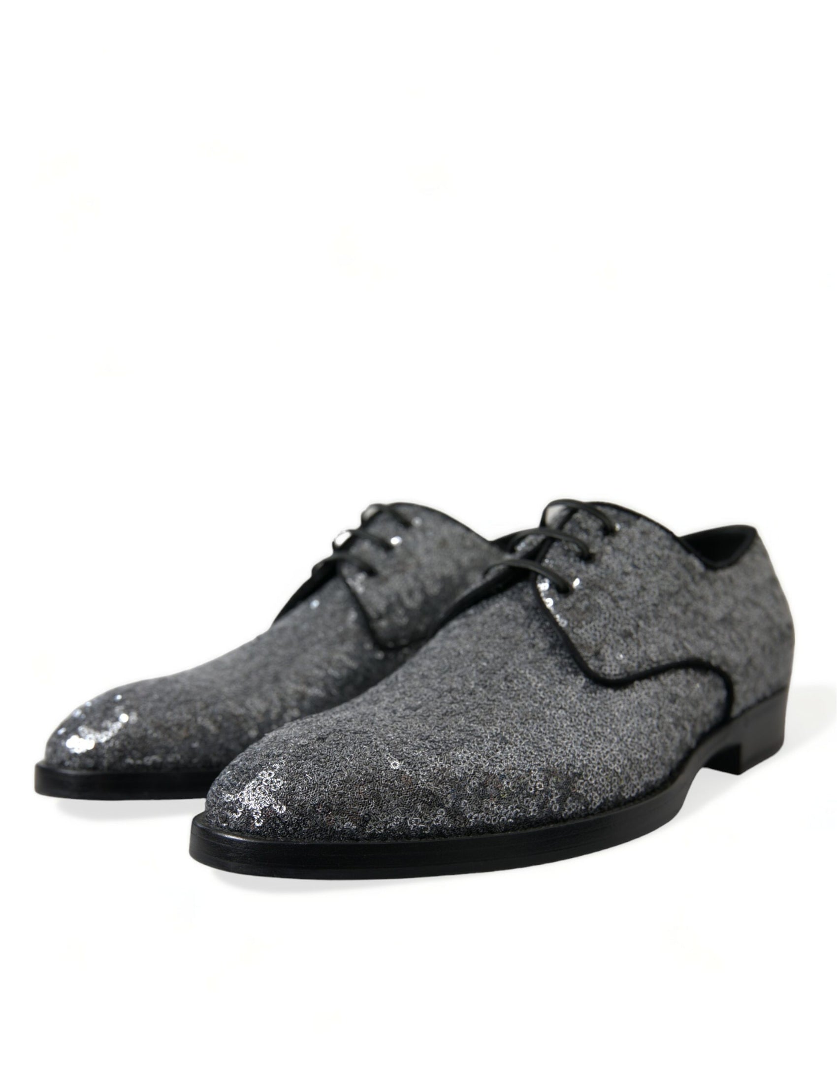 Scarpe eleganti Derby con paillettes squisite