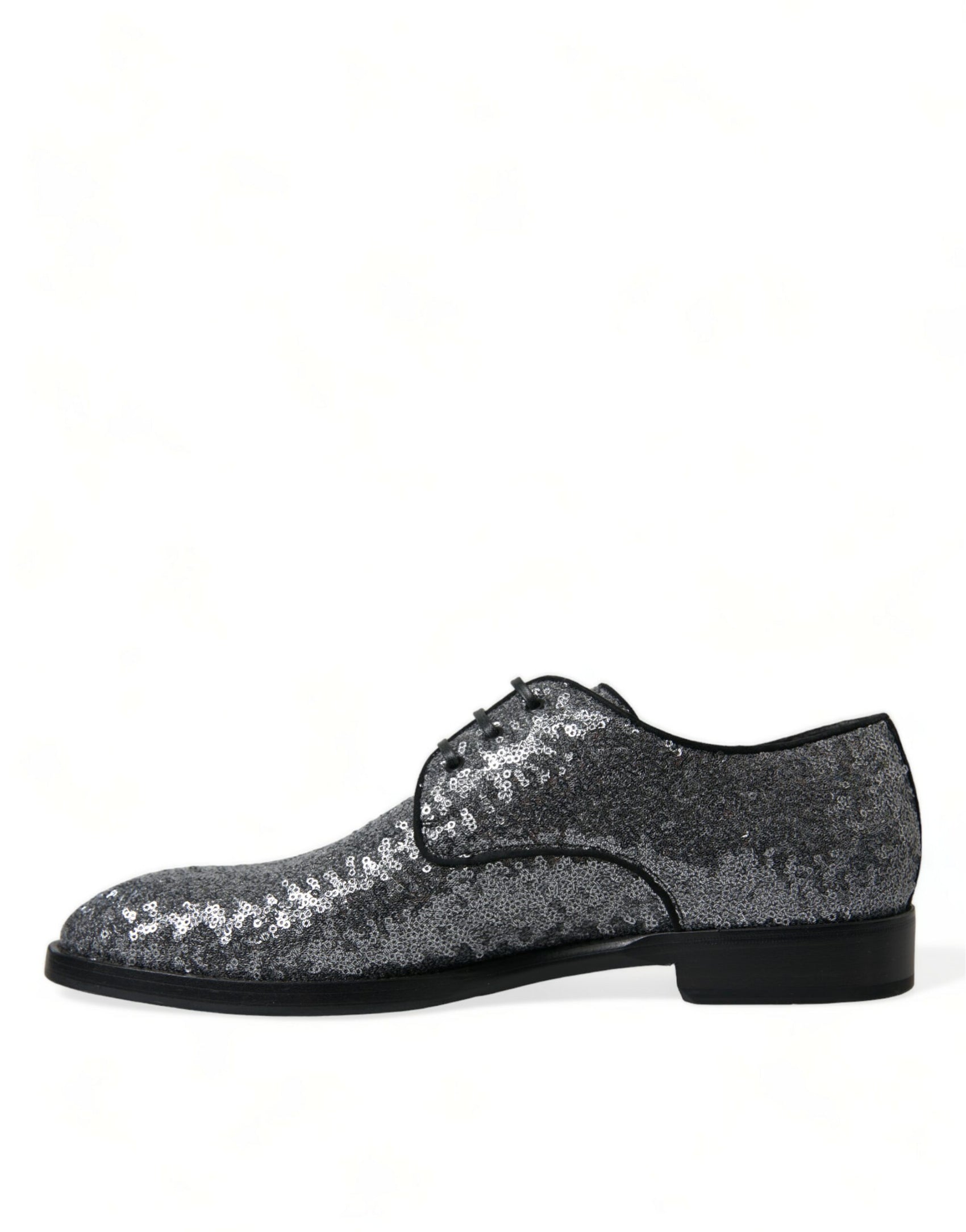 Scarpe eleganti Derby con paillettes squisite